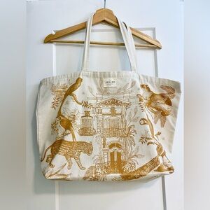 Sézane Paraiso canvas tote bag